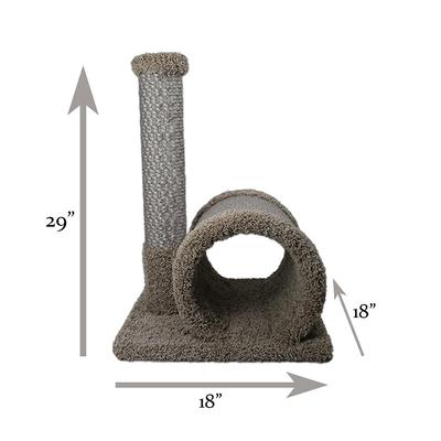 Show full view: Royal Cat Boutique Hide N' Scratch Kitty Playhouse, Neutral slide 4 of 6