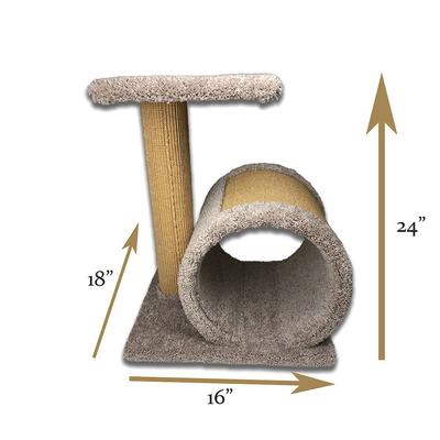 Show full view: Royal Cat Boutique Hiding Tunnel Cat Toy, Neutral slide 5 of 7