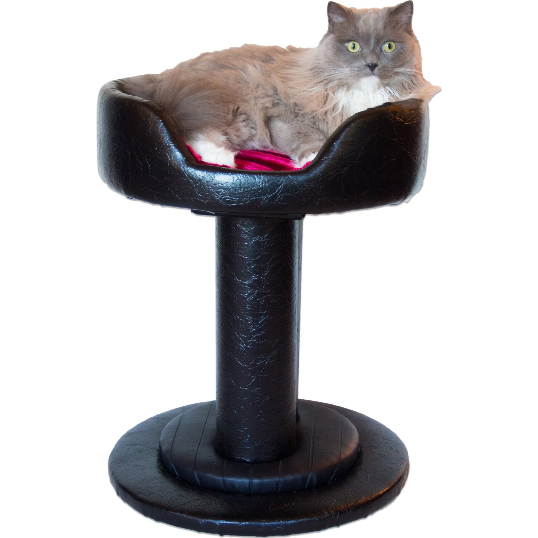 Royal Cat Boutique Hybernest Deluxe Luxury Bolster Cat Bed, Flame
