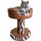 Show in main carousel: Royal Cat Boutique Hybernest Deluxe Luxury Bolster Cat Bed, Honey Sahara slide 1 of 7
