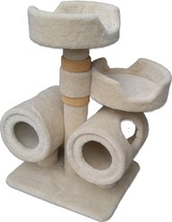 Royal Cat Boutique Hyperion Galactic 40-in Carpet Cat Tower, Neutral slide 2 of 4