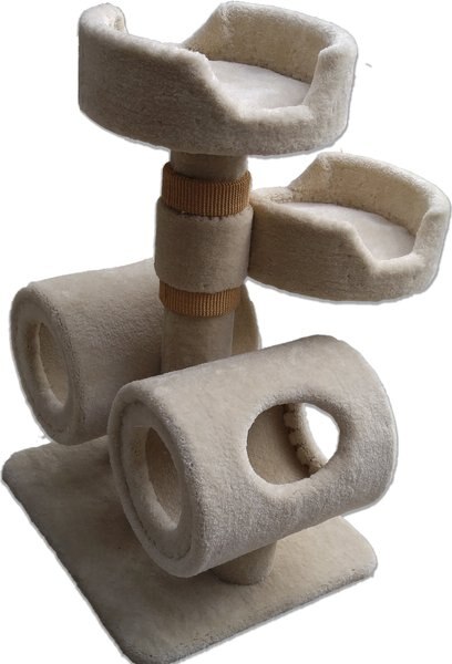 Royal Cat Boutique Hyperion Galactic 40-in Carpet Cat Tower, Neutral