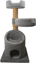 Royal Cat Boutique KB2 47-in Carpet Cat Tower, Neutral slide 2 of 6