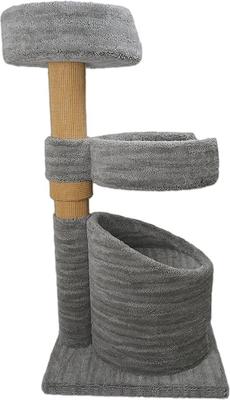 Show full view: Royal Cat Boutique KB2 47-in Carpet Cat Tower, Neutral slide 3 of 6