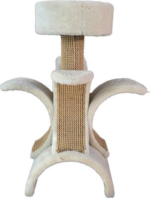 Show full view: Royal Cat Boutique Lily-3 Flower 42-in Carpet Cat Tree slide 3 of 4