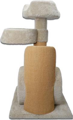 Show full view: Royal Cat Boutique NANI-2 41-in Carpet Cat Tree, Neutral slide 2 of 4