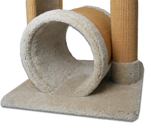 Show full view: Royal Cat Boutique NANI-2 41-in Carpet Cat Tree, Neutral slide 3 of 4