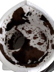 Royal Cat Boutique Queen's Kastle Luxury 41-in Faux-Leather Cat Condo, White & Black slide 2 of 2