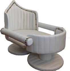 Royal Cat Boutique Royal Davenport Luxury Bolster Dog & Cat Bed, Ivory