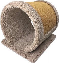 Royal Cat Boutique Scratching Cat Tunnel with Rim, Neutral