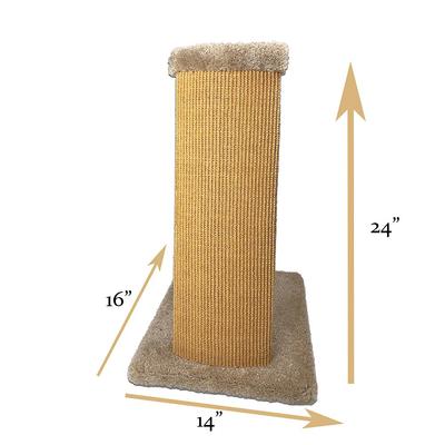 Show full view: Royal Cat Boutique V-Pad 24-in Sisal Cat Scratching Post slide 4 of 9