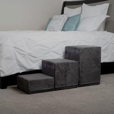 Show full view: Royal Ramps 2-Step Dog & Cat Stairs, Charcoal, 21-in slide 4 of 10