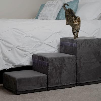 Show full view: Royal Ramps 2-Step Dog & Cat Stairs, Charcoal, 21-in slide 8 of 10