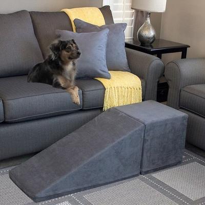 Show full view: Royal Ramps Extra Wide Dog & Cat Ramp & Landing, Charcoal, 14-in slide 9 of 10