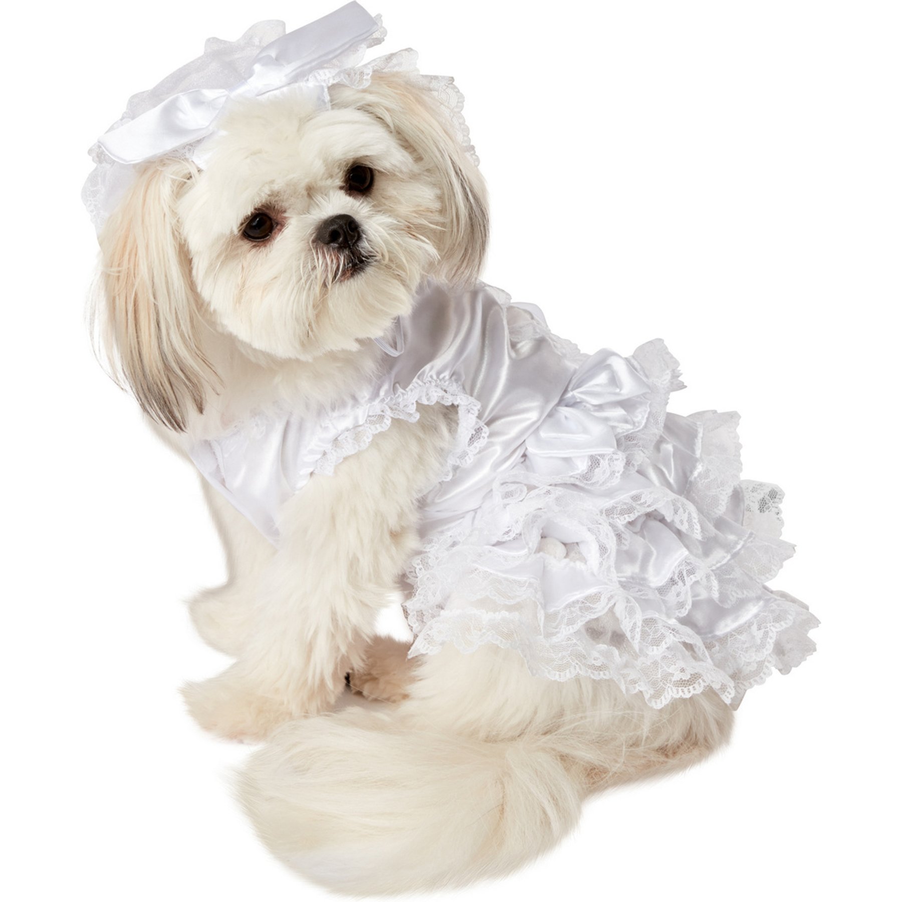Rubie's Costume Company Bride Dog Costume, White, Medium