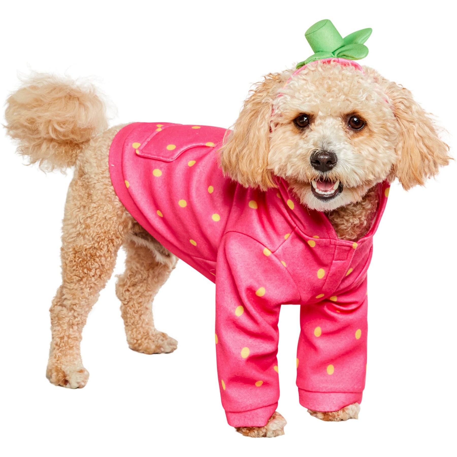 Rubie's Costume Company Strawberry Dog Hoodie, Pink, Small