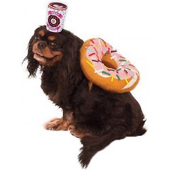 Rubie's Costume Company Donut & Coffee Dog Costume, Medium