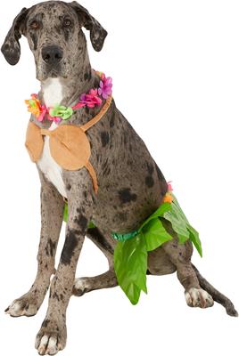 Show full view: Rubie's Costume Company Hula Girl Dog & Cat Costume, X-Large slide 7 of 10