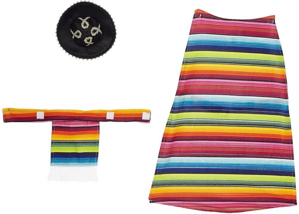 Show full view: Rubie's Costume Company Serape Dog & Cat Costume, Medium slide 4 of 9