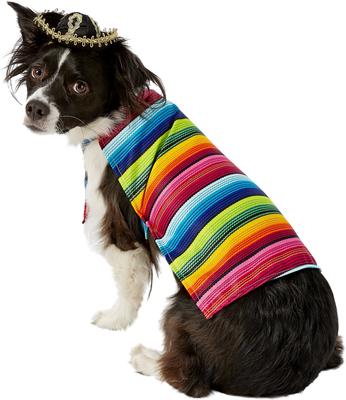 Show full view: Rubie's Costume Company Serape Dog & Cat Costume, Medium slide 6 of 9