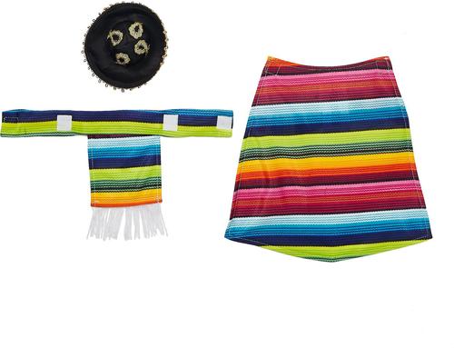 Show full view: Rubie's Costume Company Serape Dog & Cat Costume, Small slide 4 of 9