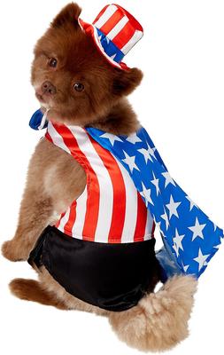 Show full view: Rubie's Costume Company Uncle Sam Dog Costume, Large slide 2 of 8