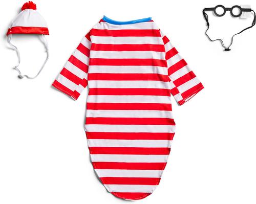 Show full view: Rubie's Costume Company Where's Waldo "Woof" Dog Costume, Large slide 3 of 10