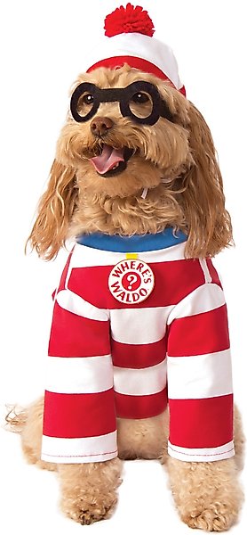 Show full view: Rubie's Costume Company Where's Waldo "Woof" Dog Costume, Small slide 1 of 10