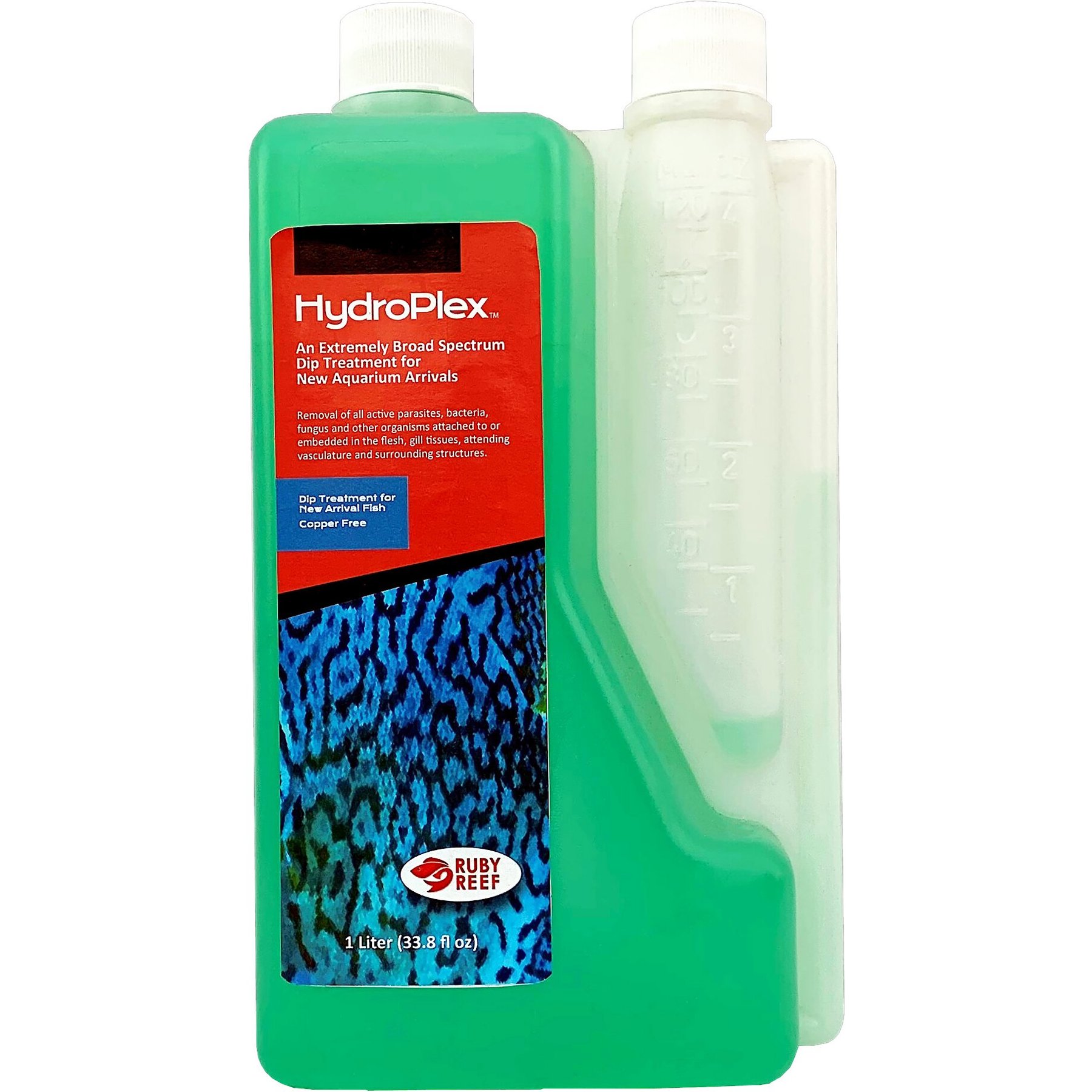 Ruby Reef HydroPlex Aquarium Water Treatment, 1-liter bottle