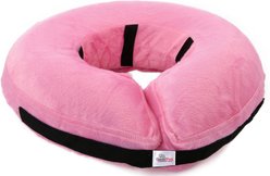 Rucal Pets Inflatable Recovery Dog Collar, Pink, X-Large