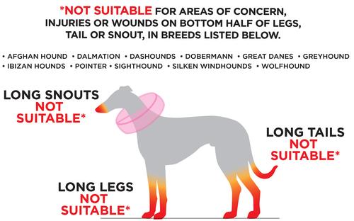 Show full view: Rucal Pets Inflatable Recovery Dog Collar, Pink, X-Large slide 3 of 9