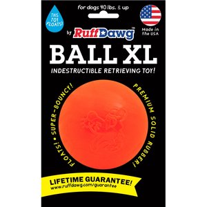 Ruff Dawg, Ball Tough Dog Chew Toy, Color Varies, 3.5-in