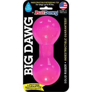 Ruff Dawg, Big Dawg Barbell Tough Dog Chew Toy, Regular