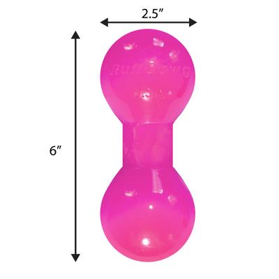 Show full view: Ruff Dawg, Big Dawg Barbell Tough Dog Chew Toy, Regular slide 2 of 6