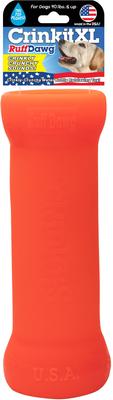 Show full view: Ruff Dawg Crinkit Rubber & Water-Bottle Tough Dog Toy, Assorted Colors, X-Large slide 1 of 7