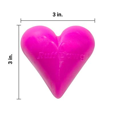 Show full view: Ruff Dawg Dawg-Hart Tough Rubber Dog Chew Toy, Multi, Regular slide 2 of 6