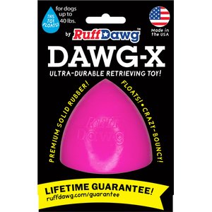 Ruff Dawg Dawg X Dog Toy, Pink, Regular