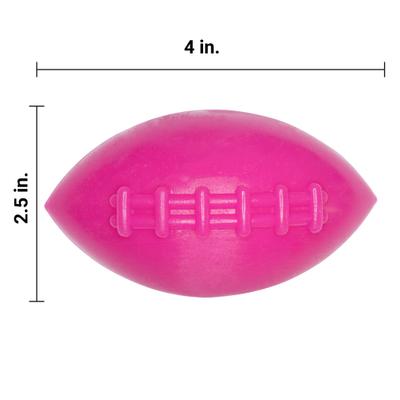 Show full view: Ruff Dawg Football Tough Rubber Dog Chew Toy, Small slide 3 of 6