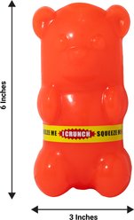 Ruff Dawg Gummy Bear Crunch Dog Toy, Orange slide 2 of 4
