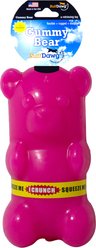 Ruff Dawg Gummy Bear Crunch Dog Toy, Pink