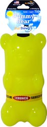 Ruff Dawg Gummy Bear Crunch Dog Toy, Yellow