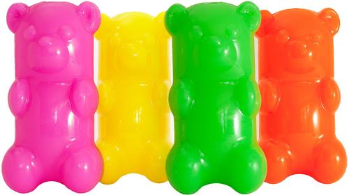 Show full view: Ruff Dawg Gummy Bear Treat Dispenser Tough Dog Toy, Color Varies slide 4 of 8