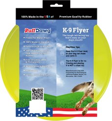 Ruff Dawg K9 Flyer Dog Toy, Yellow, Large slide 2 of 4