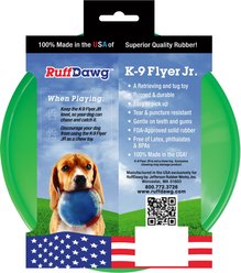Ruff Dawg K9 Flyer Jr Dog Toy, Green, Small slide 2 of 4