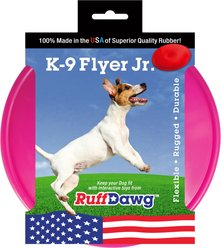 Ruff Dawg K9 Flyer Jr Dog Toy, Pink, Small