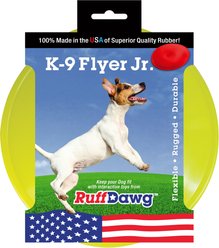 Ruff Dawg K9 Flyer Jr Dog Toy, Yellow, Small