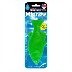 Ruff Dawg Minnow Dog Toy, Green, Small