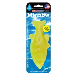 Ruff Dawg Minnow Dog Toy, Yellow, Small