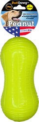 Ruff Dawg Peanut Dog Toy, Yellow, Large