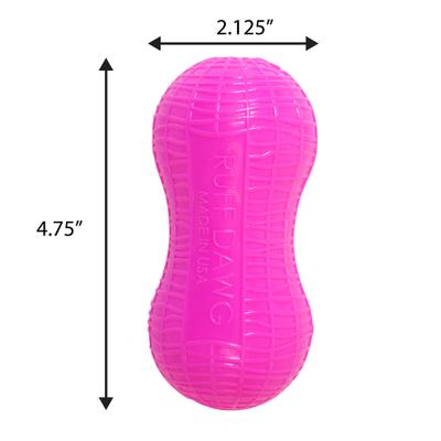 Show full view: Ruff Dawg Peanut Treat Dispenser Tough Dog Toy, Color Varies, Weenut slide 2 of 6